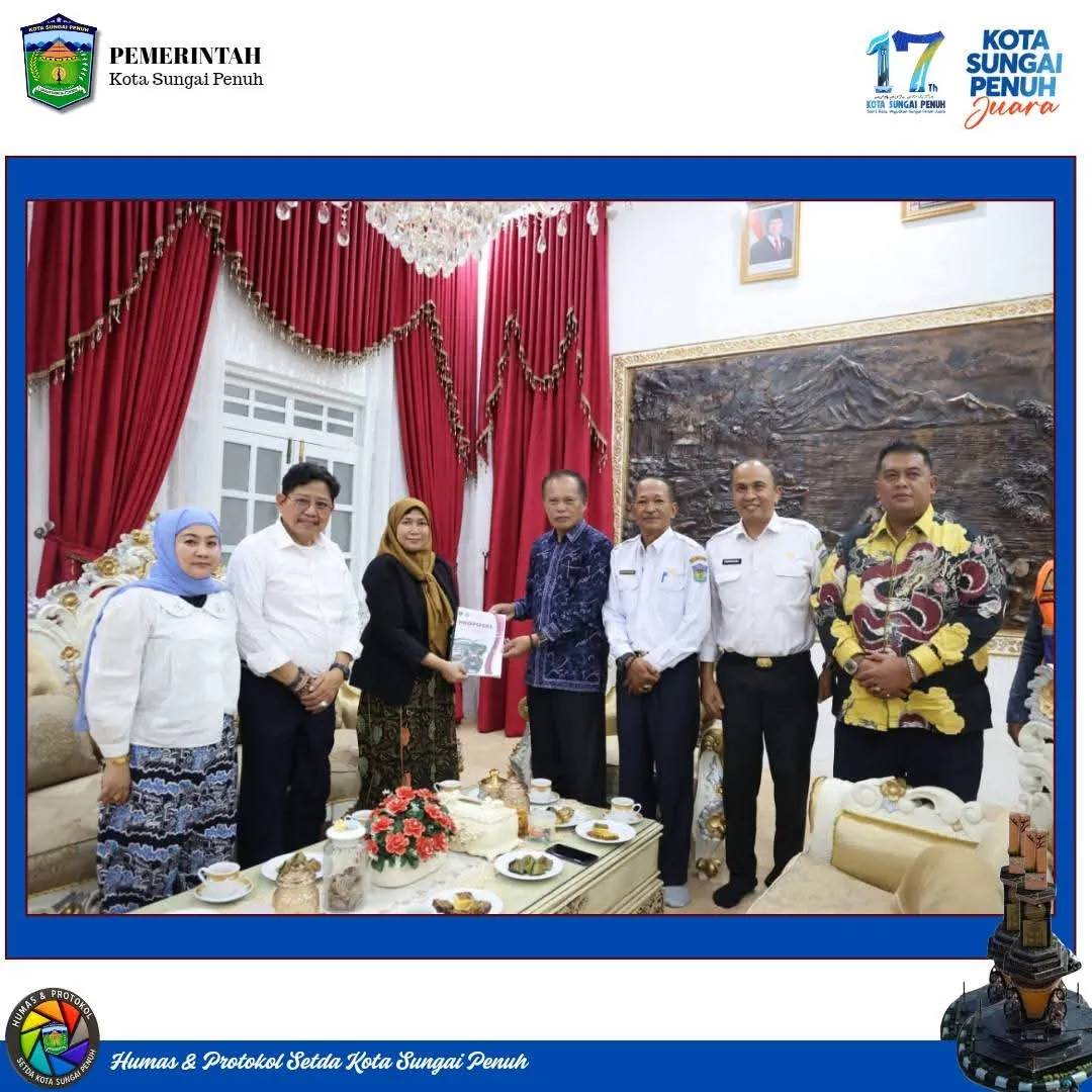Terima Kunjungan Plt Sekretaris Dirjen Perhubungan Darat, Wawako Azhar Sampaikan Usulan Peningkatan Sarana Perhubungan Kota Sungai Penuh