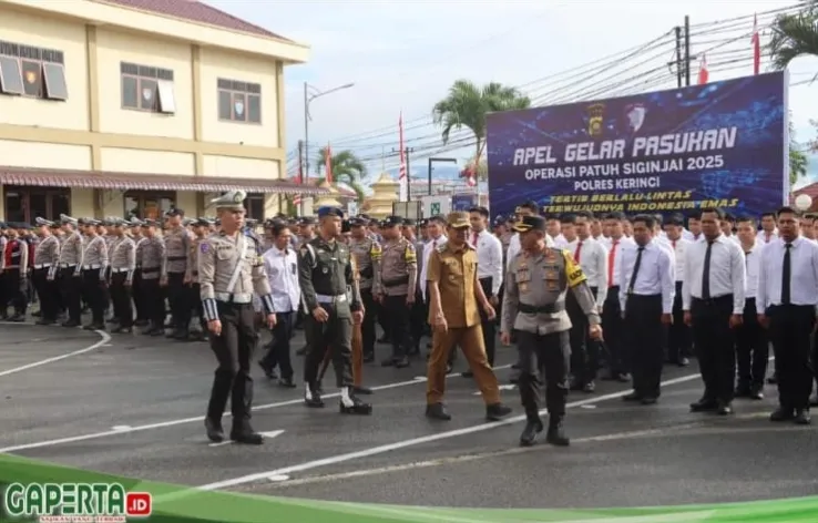 Wabup Murison Hadiri Apel Gelar Pasukan Operasi Patuh Siginjai 2025