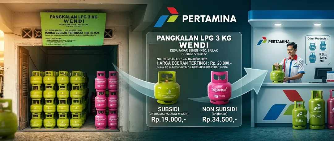 Gas Subsidi 3 Kg di Kerinci &amp; Kota Sungai Penuh Dijual Melambung, Masyarakat Keluhkan Dibiarkan Bertahun-Tahun