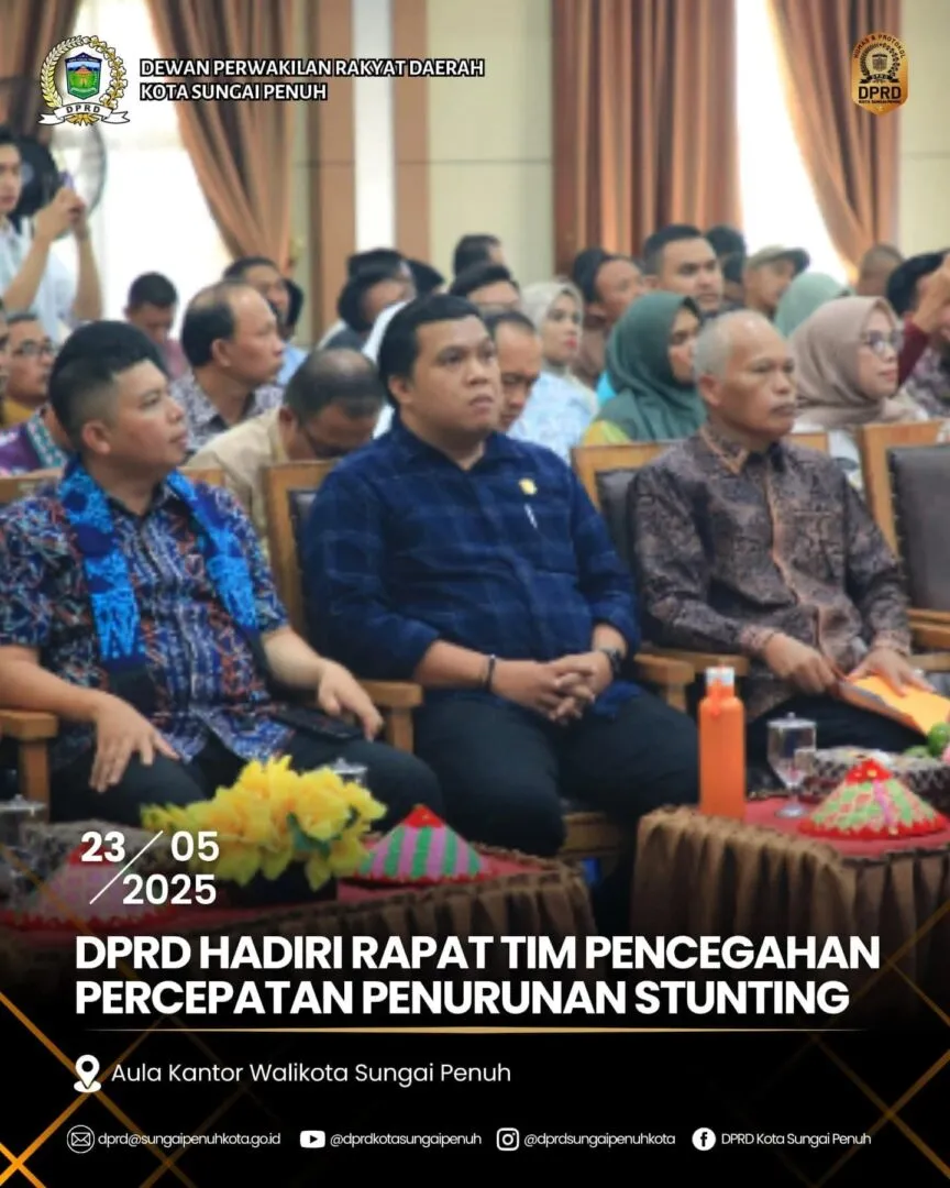 DPRD Hadiri Rapat Tim Penceghan dan Percepatan Penurunan Stunting