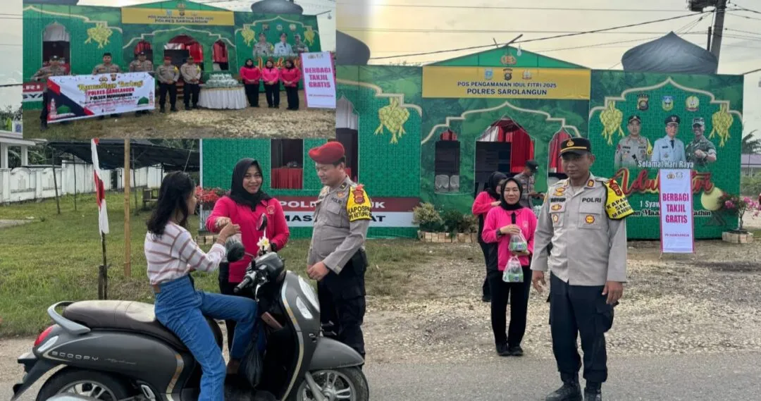 Wujud Kepedulian di Bulan Ramadhan, Polsek Mandiangin Gelar Aksi Sosial Bagikan Takjil Gratis