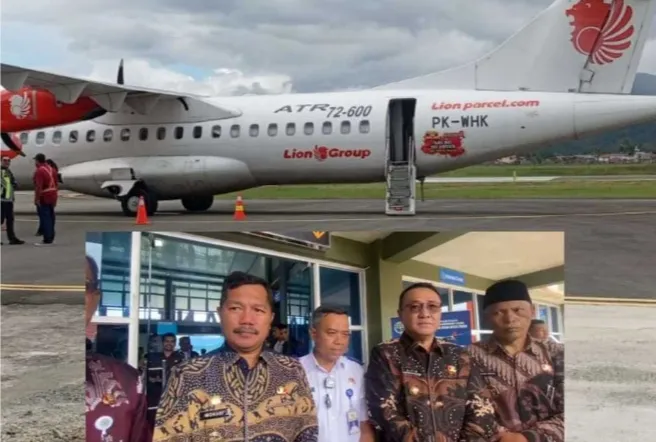 Alfin dan Monadi Kompak Sambut Penerbangan Perdana Wings Air di Bandara Depati Parbo, "Sinyal Kolaborasi Sungai Penuh-Kerinci"