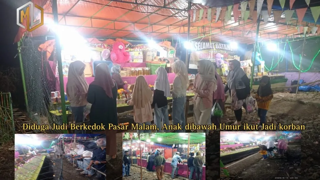 Diduga Judi Berkedok Pasar Malam di Sungai Penuh, Anak di Bawah Umur Ikut Jadi Korban