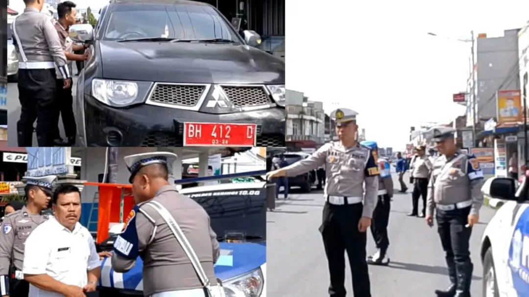 Terjaring Razia Gabungan, Oknum PNS Pemkab Kerinci Ngamuk Saat Ditilang