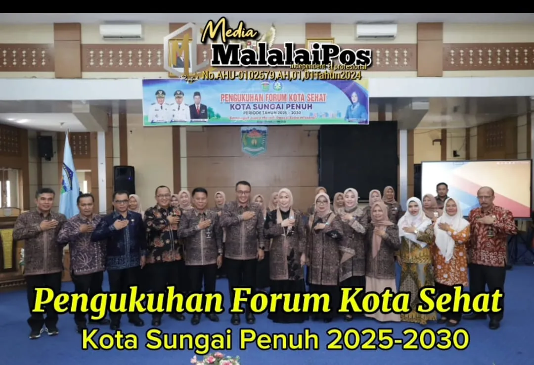 Forum Kota Sehat Resmi Dikukuhkan Walikota Sungai Penuh