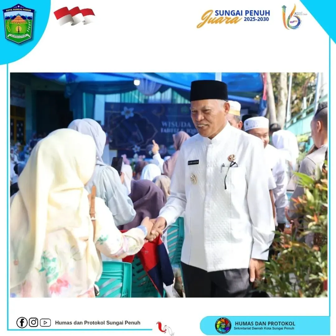 Wawako Azhar Hadiri Wisuda Tahfidz &amp;amp; Iqro SD Al-Madani Ke-4