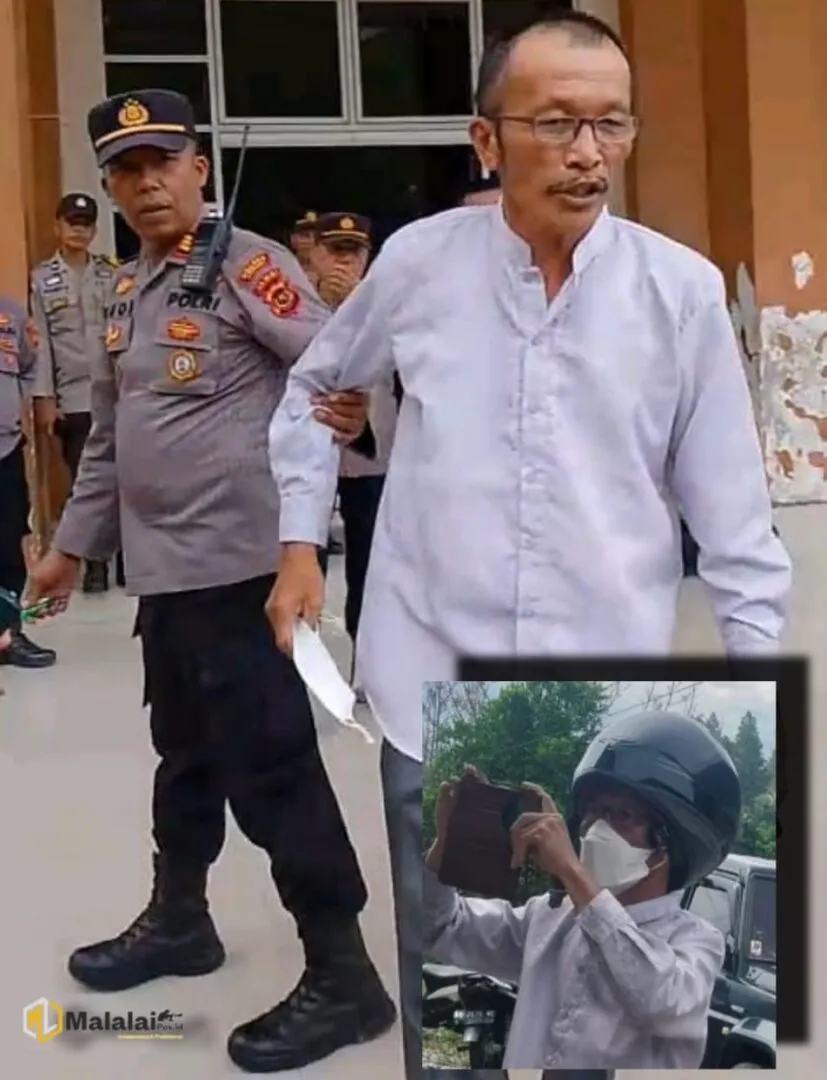Demo Gabungan LSM dan Aktivis, Nyaris Ricuh Karena Kehadiran Penyusup Diduga Suruhan Kades