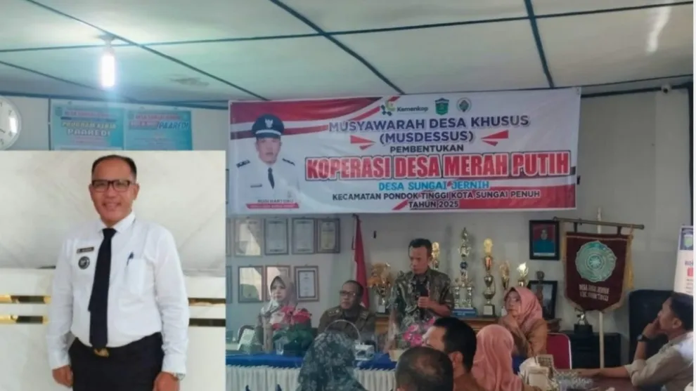 Desa Sungai Jernih Sukses Bentuk Pengurus Koperasi Merah Putih Dalam Gelar Musdessus