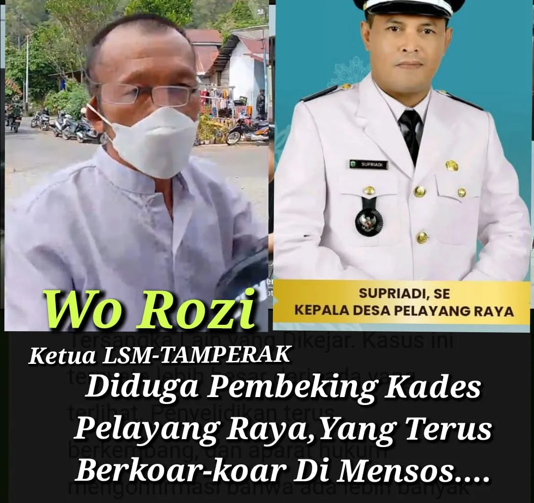 Ketua LSM Tamperak Diduga Bekingi Kades Pelayang Raya, Sebut Premanisme Berkedok Aktivis