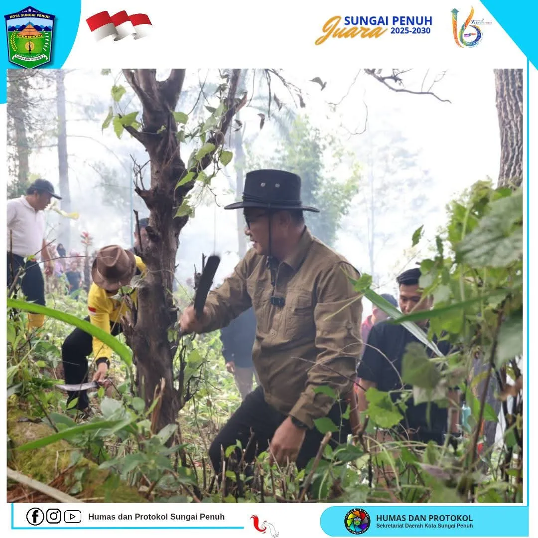 Revitalisasi Objek Wisata, Wako Alfin - Wawako Azhar Awali Dengan Goro Di Taman Bunga