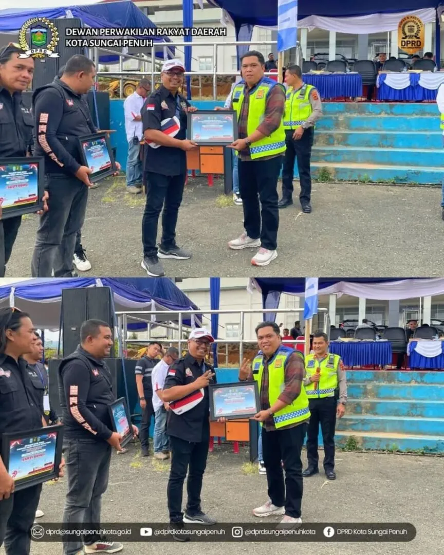 Ketua DPRD Hutri Randa Ikuti Kegiatan Safety Riding HUT Bhayangkara ke 79
