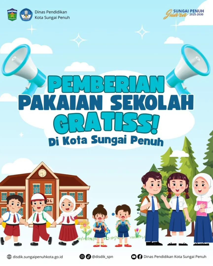 Wako Alfin : "Pemkot Sungai Penuh Akan Berikan Ribuan Murid Baru Seragam Gratis"
