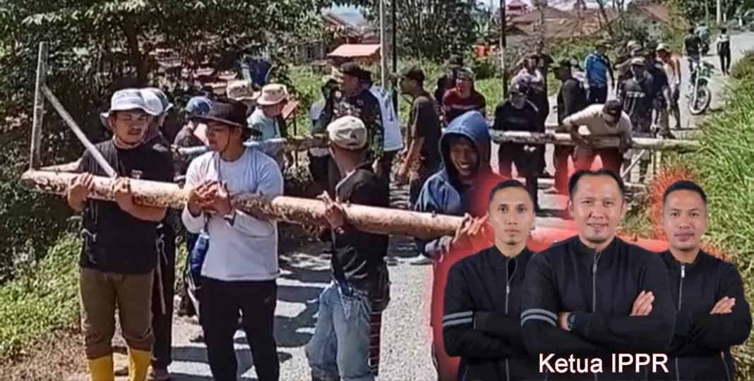 Semangat Kebersamaan, IPPR dan Warga Rawang Gelar Gotong Royong Bangun Lapangan Sepak Bola