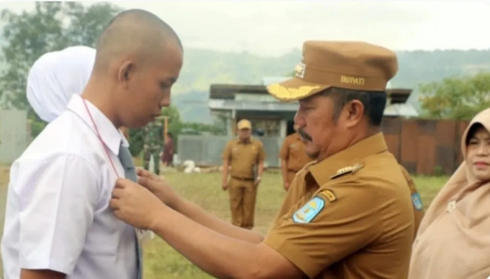 Usai Apel Kerja, Bupati Kerinci Monadi Resmi Buka Pelatihan Paskibraka