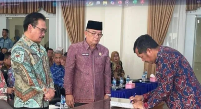 Pemkab Kerinci dan Inspektorat Perkuat Sinergi Percepatan TLHP Semester I 2025