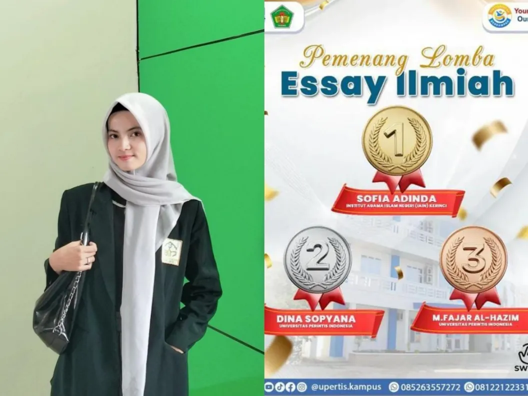 Sofia Adinda, Mahasiswi IAIN Kerinci Sabet Juara 1 Lomba Essay Ilmiah Tingkat Nasional