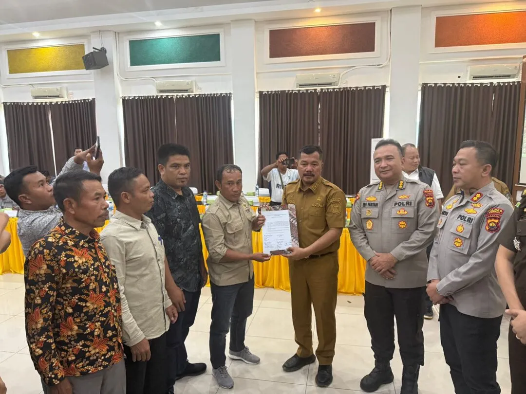 Timdu Bersama Polda Jambi dan PLTA KMH Sepakati Langkah Penanganan Konflik Pembangunan Pintu Air Danau Kerinci