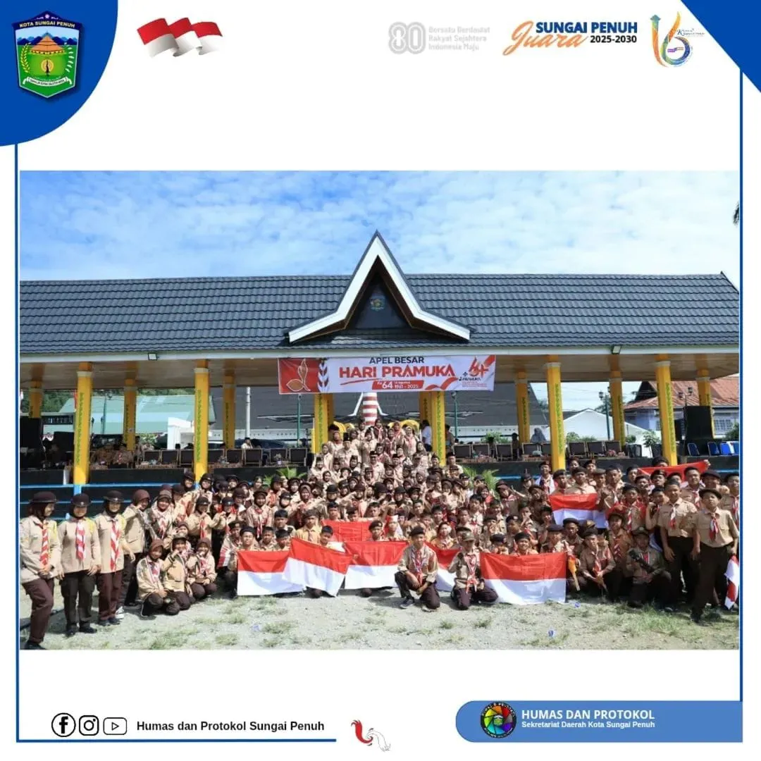 Wako Launching Gerakan Nasional 10 Juta Bendera Merah Putih di Hari Pramuka ke-64