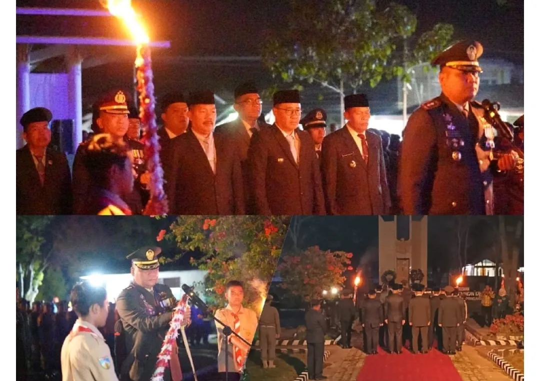 Bupati Kerinci Monadi Hadiri Apel Kehormatan dan Renungan Suci HUT RI ke-80 di TMP Semumu