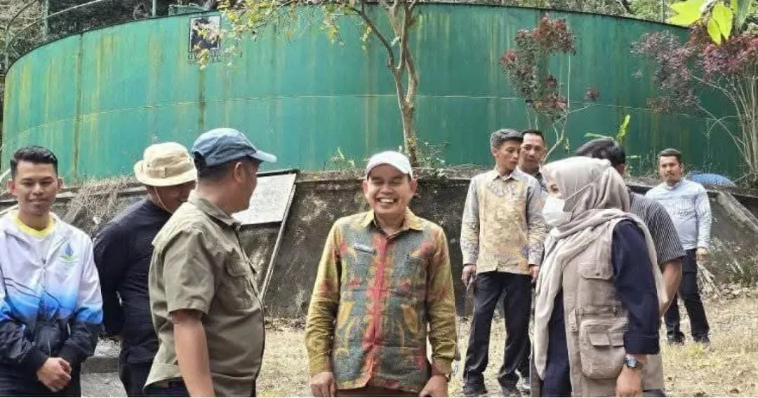 Bupati Kerinci Didampingi Dewan Pengawas Perumda Tirta SAKTI Kunker ke IPA Gunung Tujuh