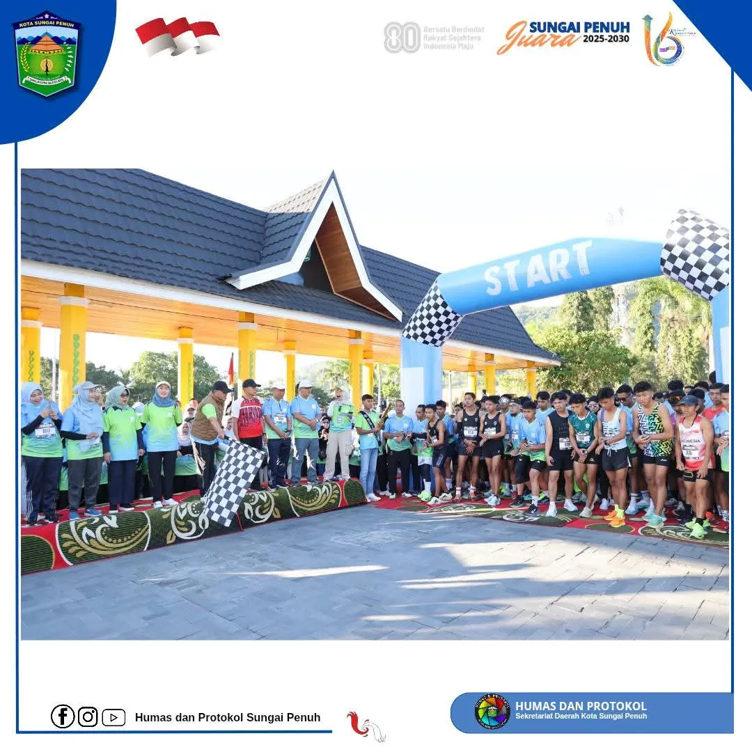 Pemkot Sungai Penuh dan TP PKK Sukses Gelar Even Lari Juara Fun Run