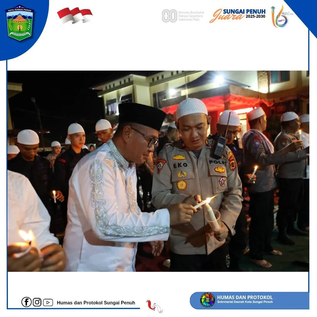 Wako Alfin Hadiri Doa Bersama dan Aksi Damai 1000 Lilin