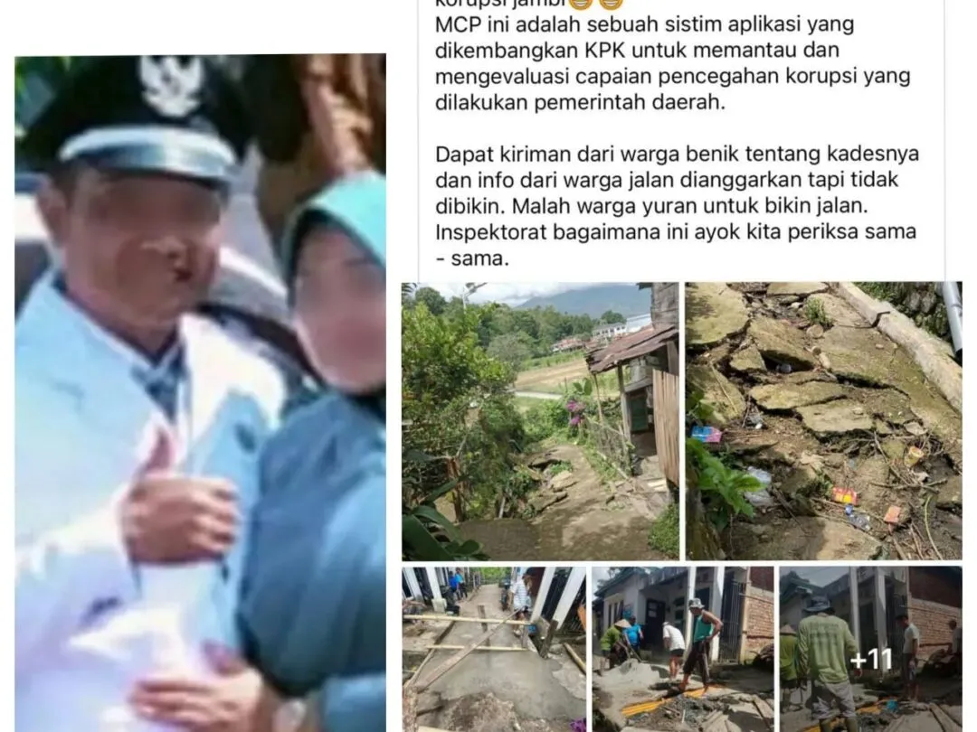 Dugaan Korupsi Dana Desa, Kades Benik Kerinci Jadi Sorotan Usai Habiskan Rp 700 Juta untuk Jalan Usaha Tani