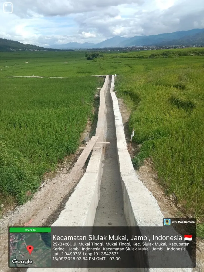 Proyek P3A Kabupaten Kerinci Membawa Banyak Manfaat dan Menjadi Wadah Bagi Petani