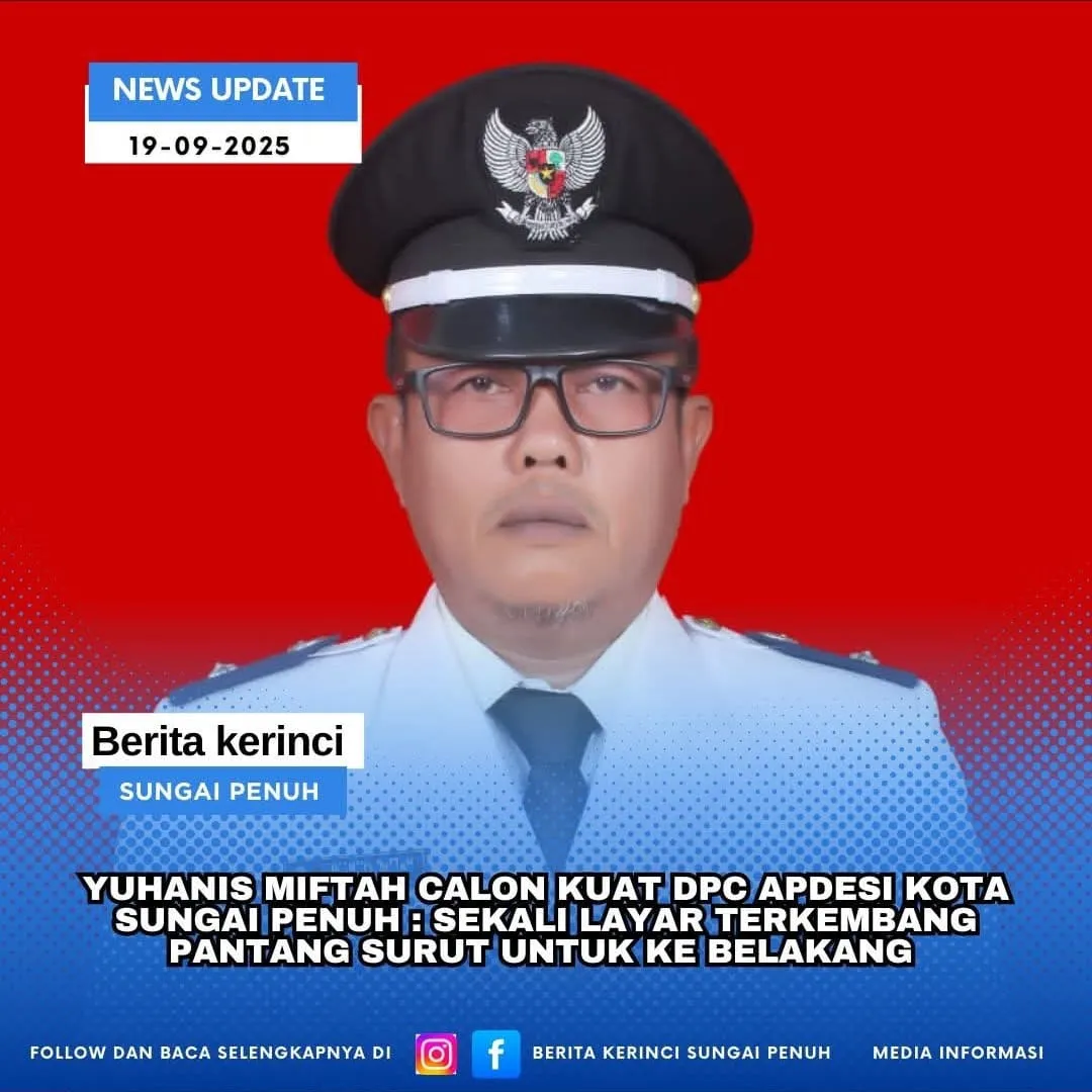 Maju Sebagai Calon Ketua DPC APDESI Kota Sungai Penuh, Yuhanis Miftah: "Kita Bisa Karena Bersama"