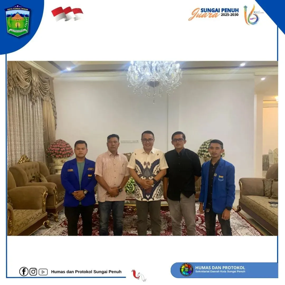 Wako Alfin Terima Kunjungan PC PMII Kerinci- Sungai Penuh, Diskusi Arah Pembangunan