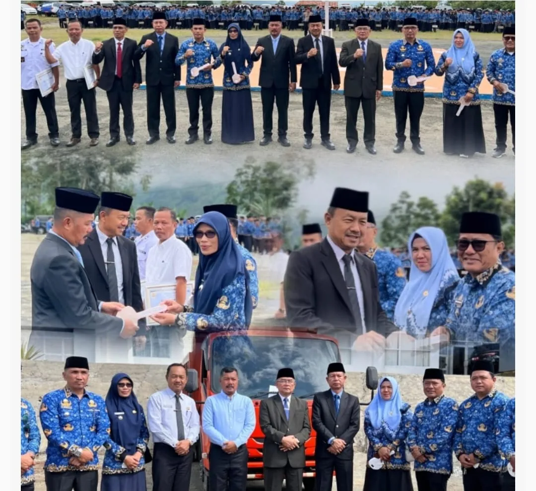 Pemkab Kerinci Serahkan Truk Sampah ke 6 Kecamatan pada Tahap Pertama