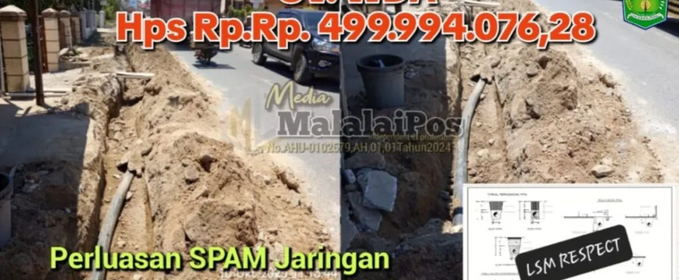 ​Proyek Perluasan SPAM Jaringan Perpipaan Kota Sungai Penuh Disorot