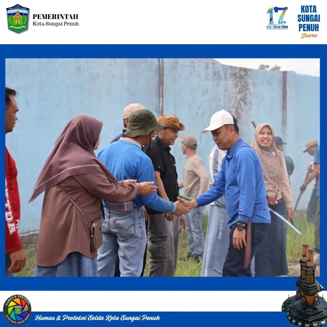 Gotong Royong Bersama Warnai Semangat HUT ke-17 Kota Sungai Penuh