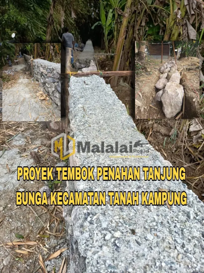Adukan Semen Kasar Penuh Rongga, Proyek Tembok Penahan Tanjung Bunga Dinilai Tak Berkualitas