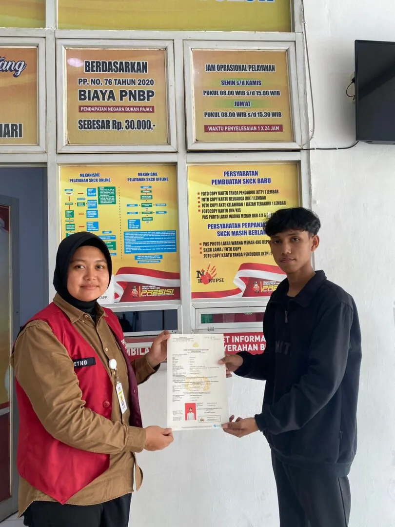 Pelayanan Publik Kian Mudah: Urus SKCK Kini Cukup Lewat Ponsel, Pengambilan di Polres Batanghari Cepat dan Bebas Antre!