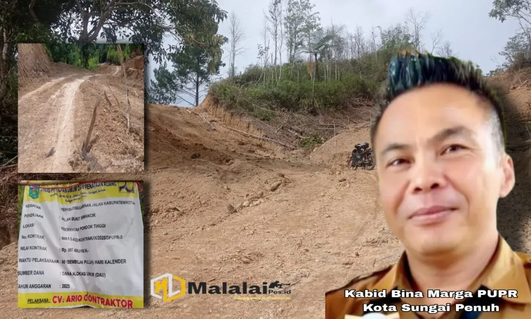 Proyek Jalan Baru Bukit Simancik Sungai Penuh Diduga Asal Jadi, Warga Khawatir Minim Manfaat dan Mutu