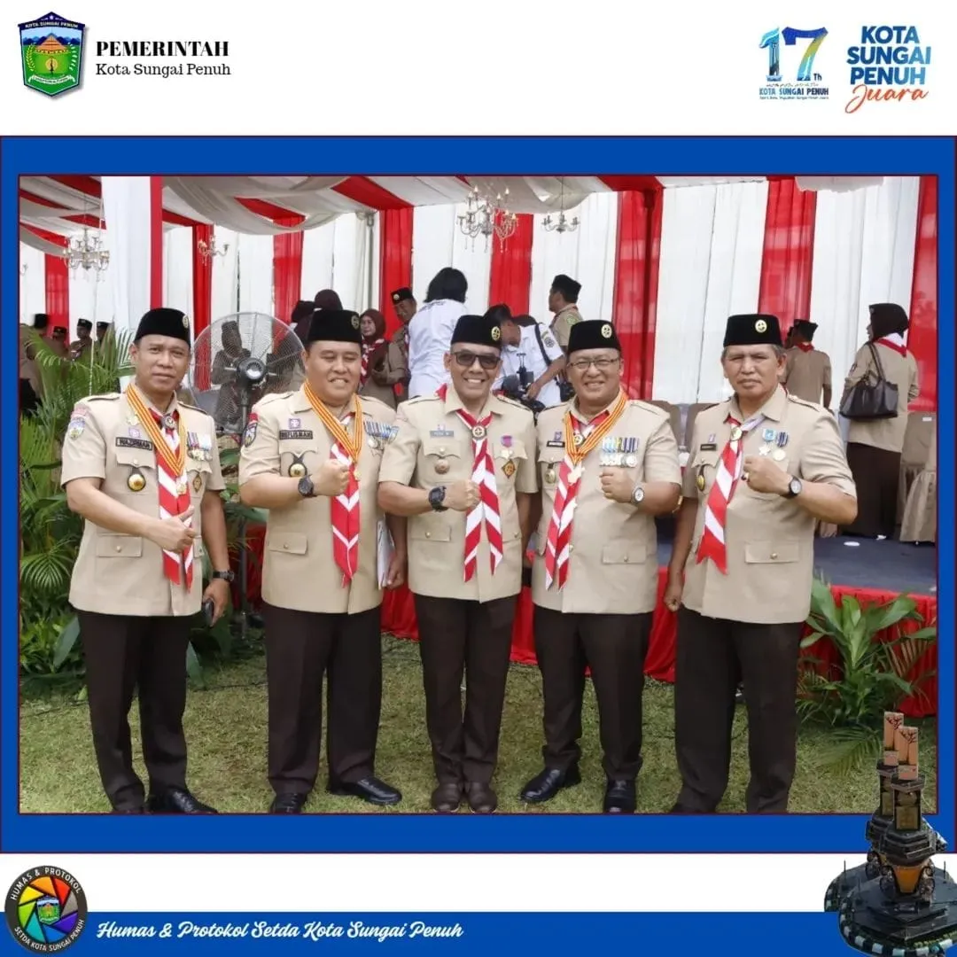Wako Alfin Terima Lencana Pramuka Perintis Utama