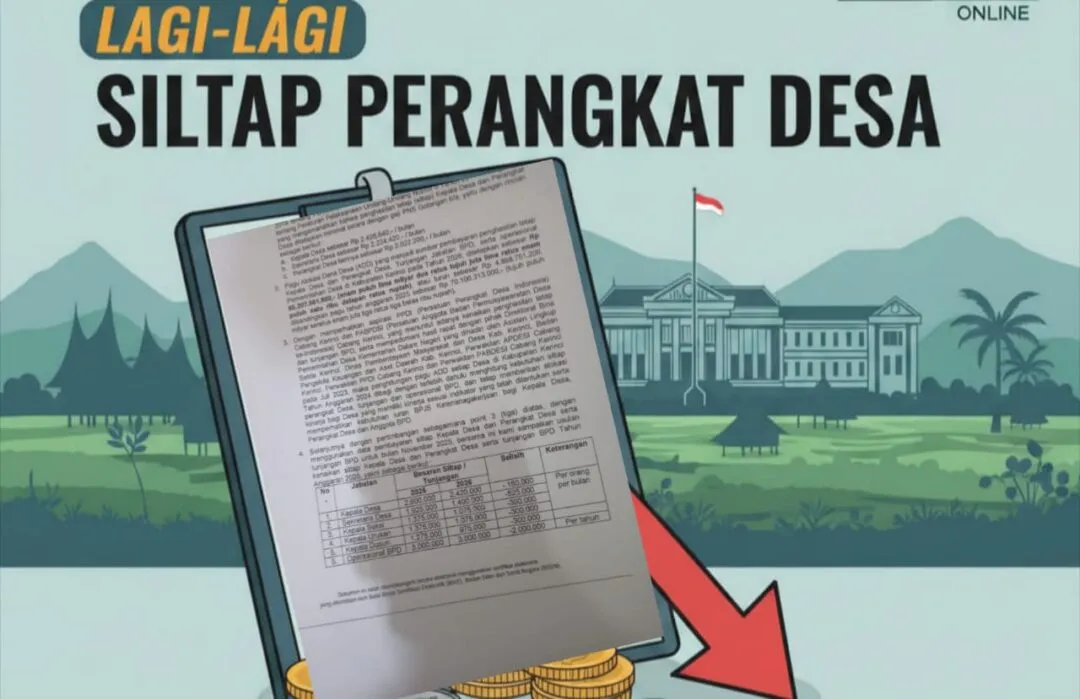 Tolak Gaji Berkurang, Perangkat Desa se Kabupaten Kerinci Ancam Mogok Kerja