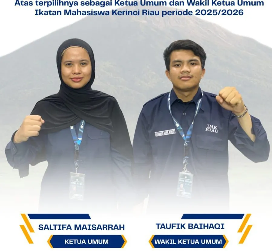 Saltifah Maisarah, Putri Hamparan Rawang, Pimpin IMK Riau Periode 2025-2026