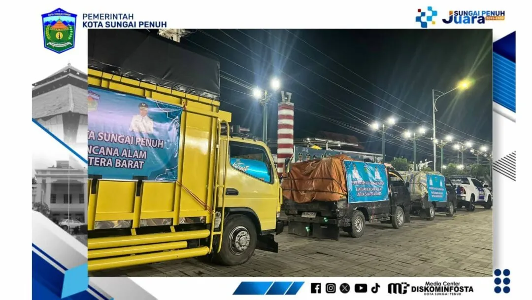 Pemkot Sungai Penuh Kirim Bantuan Logistik dan Dana untuk Korban Bencana Sumbar