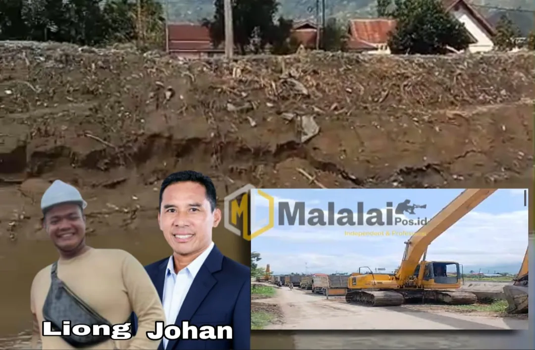 Normalisasi Sungai Batang Merao Dikeluhkan, Alat Berat Rusak Jalan Aspal dan Picu Tebing Longsor