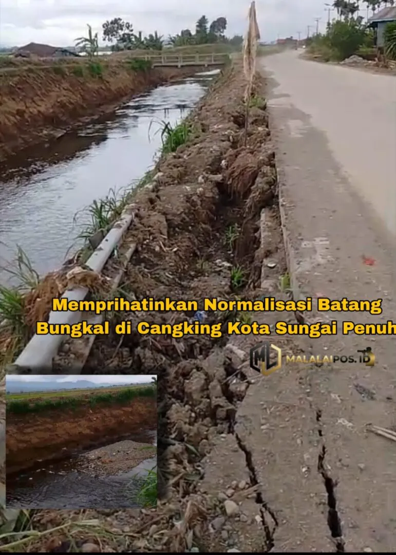 ​Proyek Normalisasi PT WIKA Picu Longsor di Cangking, Warga Desak BWSS VI Segera Turun Lapangan