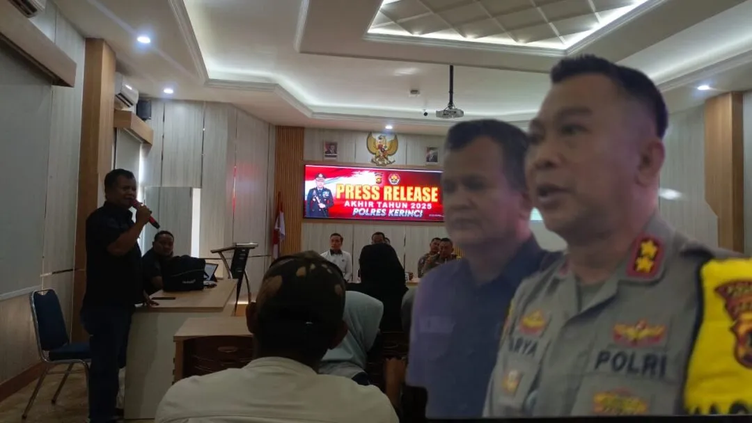 Perss Realease Polres Kerinci Tahun 2025. Kasus Laka Lantas Dan Narkoba