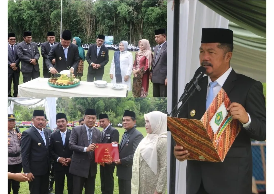 Pimpin Upacara HAB ke-80 Kemenag, Bupati Monadi Ajak Perkuat Umat Rukun dan Sinergi
