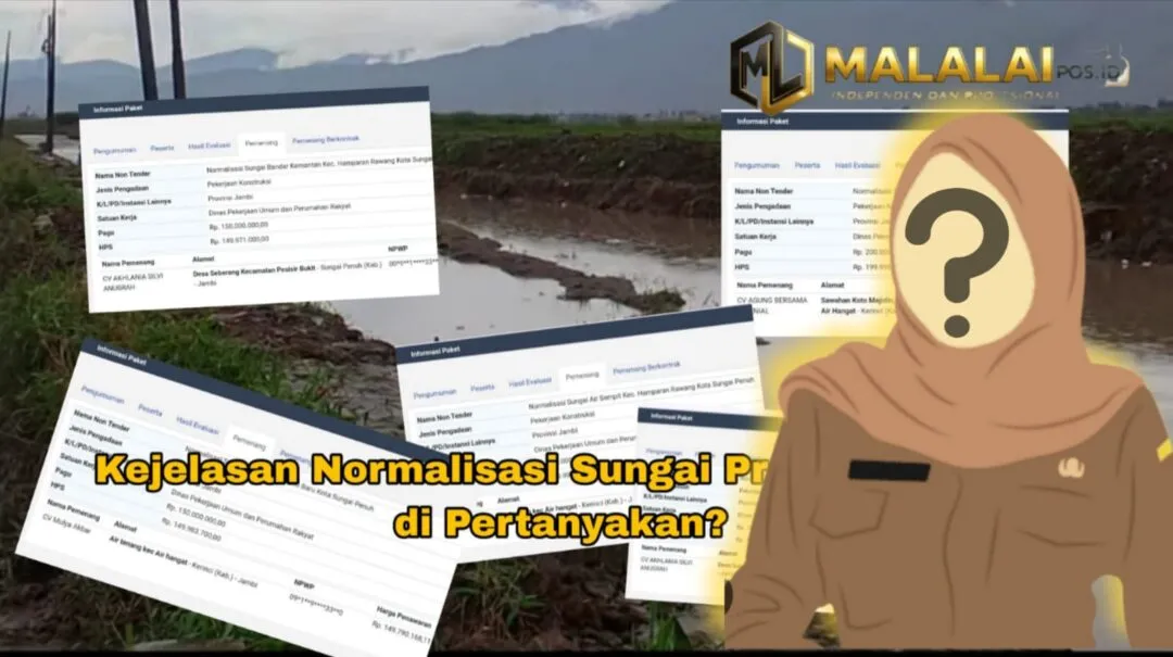 Oknum Pejabat Kota Sungai Penuh Diduga Kendalikan Proyek Normalisasi Provinsi
