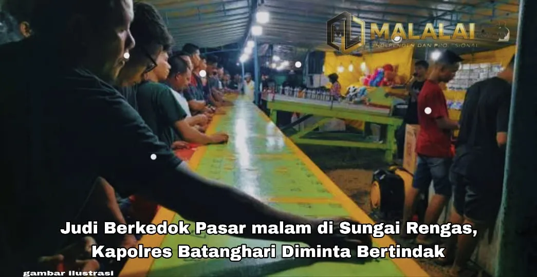 Tidak Kantongi Izin, Judi Berkedok Pasar Malam di Sungai Rengas Resahkan Masyarakat, APH Diminta Bertindak