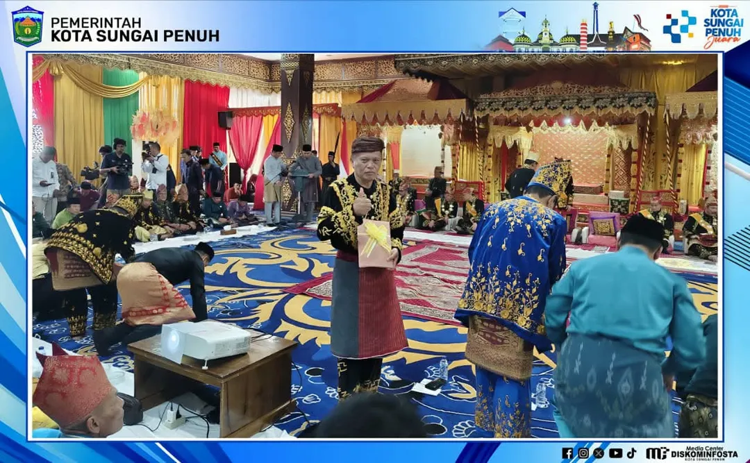 Wawako Azhar Hamzah Hadiri Penganugerahan Gelar Adat Melayu Jambi