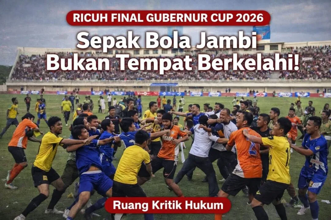 Final Gubernur Cup 2026 Ricuh: Stadion Jambi Berubah Jadi Arena Adu Jotos