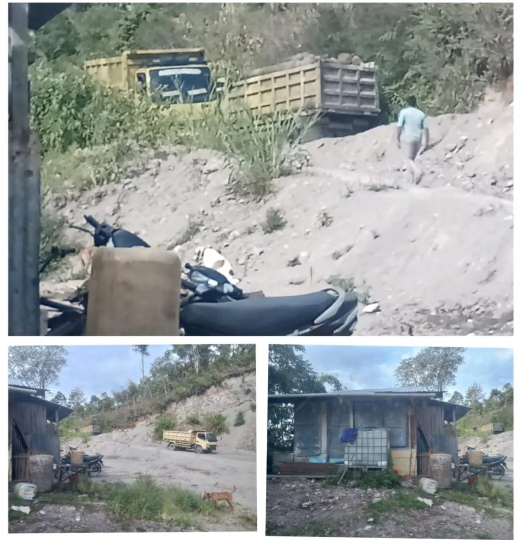 Galian C Jalan Masuk Lewat Danau Lingkat - Kerinci Diduga Tak Punya Izin Operasional Dari ESDM