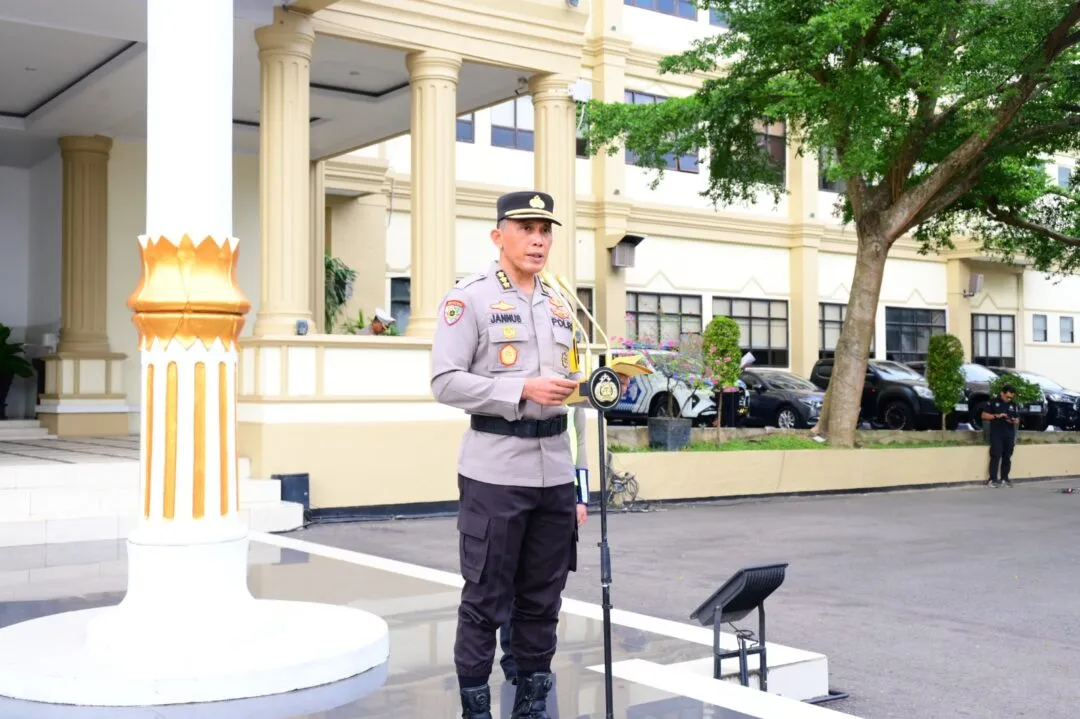 Irwasda Polda Jambi Pimpin Apel Gelar Pasukan Operasi Keselamatan 2026